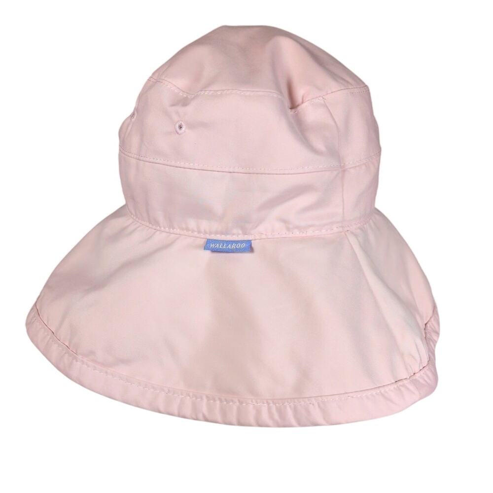 Wallaroo Pink Casual Traveler Microfiber Wide Brim Bucket Sun Hat Packable OS